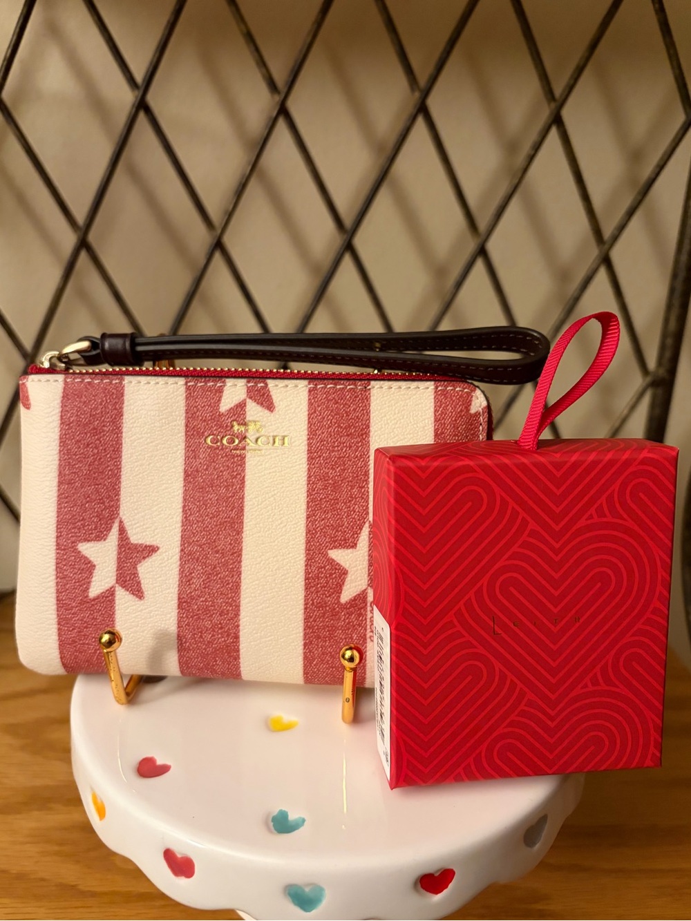 Coach Stars & Stripes Wristlet Nwot (bundle) - Picture 8 of 10